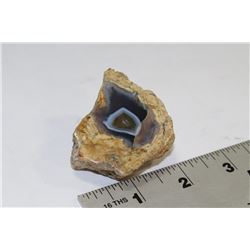 POLISHED AGATE GEODE 65.0 GRAMS