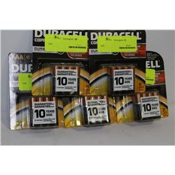 5 PACKAGES OF 8 DURRACELL AAA BATTERIES
