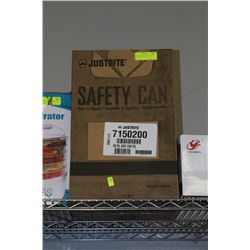 JUST RITE METAL SAFETY CAN - 5 GALLON