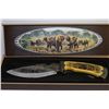 Image 1 : CARVED ELEPHANT COLLECTOR KNIFE IN CASE