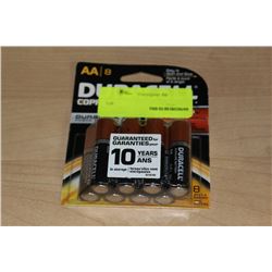 5 PACKS OF 8 DURRACELL AA BATTERIES