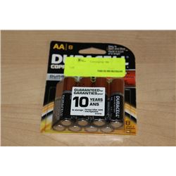 5 PACKS OF 8 DURRACELL AA BATTERIES