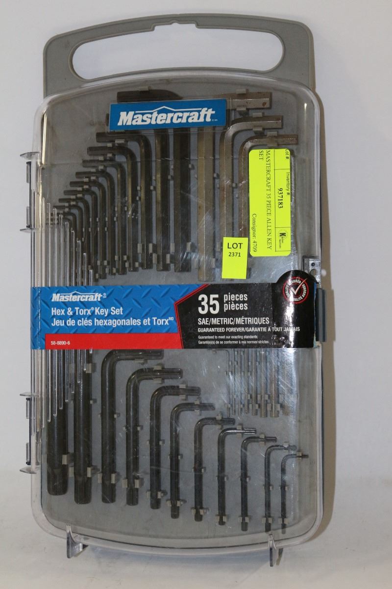 MASTERCRAFT 35 PIECE ALLEN KEY SET