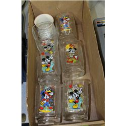 BOX OF DISNEY GLASSWARE