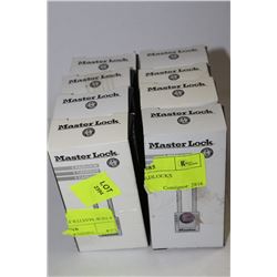 8 NEW MASTER PADLOCKS