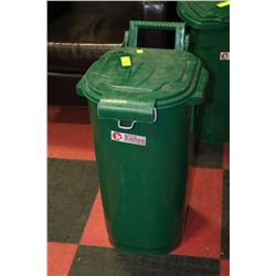 GREEN ROLLING MINI BIN