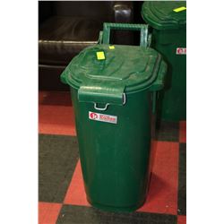 GREEN ROLLING MINI BIN