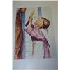 Image 1 : SEWING GIRL PRINT