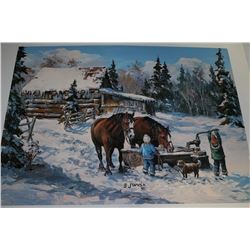 UNFRAMED LTD EDTION BY G. JARVIS