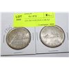 Image 1 : 1935 CANADA SILVER DOLLAR X2