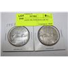 Image 1 : 1952 CANADA SILVER DOLLAR X2
