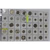 Image 1 : 2 SHEETS OF WORLD SILVER COINS