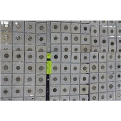 6 SHEETS OF NEW FOUNDLAND SILVER COINS