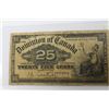 Image 1 : 1900 DOMINION OF CANADA 25 CENT SHIN PLASTER