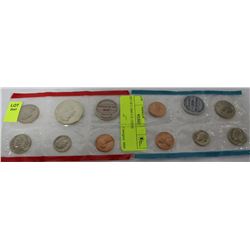 SET OF 2 1969 U.S. COINS