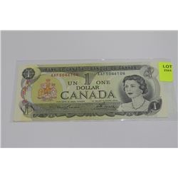 1973 CANADA 1 DOLLAR BANKNOTE
