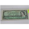 Image 1 : 1954 CANADA 1 DOLLAR BANKNOTE