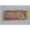 Image 1 : 1974 CANADA 2 DOLLAR BANKNOTE