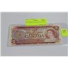 Image 1 : 1974 CANADA 2 DOLLAR BANKNOTE