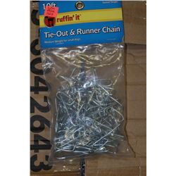 BOX OF 10' TIE-OUT & RUNNER CHAINS