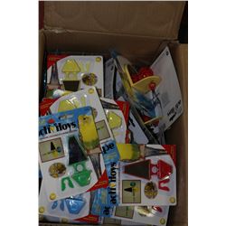 BOX OF PARROT MIRRORS