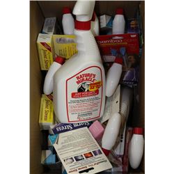 BOX W/ PET SUPPLIES