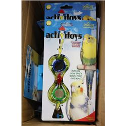 BOX OF PET ACTIVITY TOYS