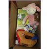 Image 1 : BOX OF DOG TOYS & HARNESS AND LEASHES