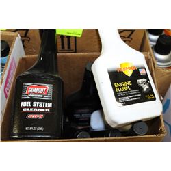 BOX OF FUEL SYSTEM CLEANER & ENGINE FLUSH
