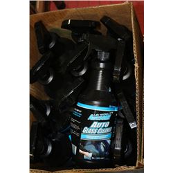 BOX OF AUTO GLASS CLEANER