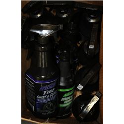 BOX OF TIRE SHINE & GLOSS