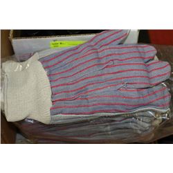 5 BUNDLES OF WORK GLOVES