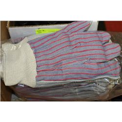 5 BUNDLES OF WORK GLOVES