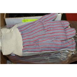 5 BUNDLES OF WORK GLOVES
