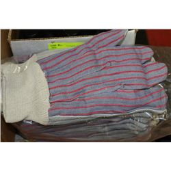 5 BUNDLES OF WORK GLOVES