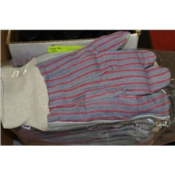 5 BUNDLES OF WORK GLOVES
