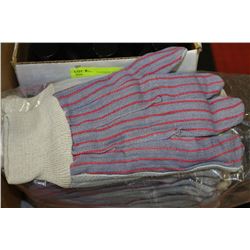 5 BUNDLES OF WORK GLOVES