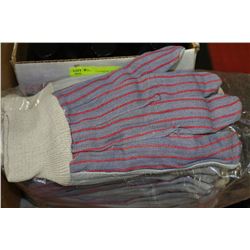 5 BUNDLES OF WORK GLOVES
