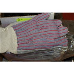5 BUNDLES OF WORK GLOVES