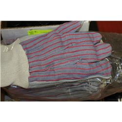 5 BUNDLES OF WORK GLOVES