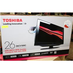 TOSHIBA 26" LCD HDTV/DVD COMBO