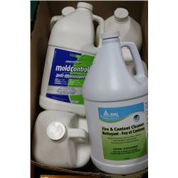 BOX OF ASST. HEAVY DUTY CLEANERS