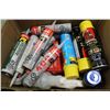 Image 1 : BOX WITH ASSORTED SEALANTS AND GAP FILLERS