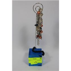 JEWELRY STAND W/ CONTENTS