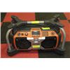 Image 1 : RIDGID JOBSITE BATTERY CHARGER, RADIO (IPOD PLAYER