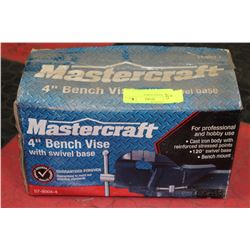 4" BENCH VICE WITH SWIVEL BASE IN BOX