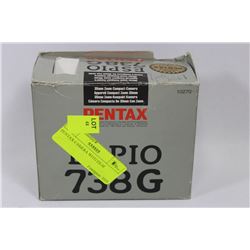 PENTAX CAMERA WITH FILM/CASE/TRIPOD/MANUAL