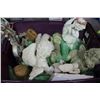 Image 1 : TUB OF 15+ ASSORTED SIZES OF ANGEL ORNAMENTS -