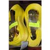 Image 1 : 2" RATCHET STRAPS 27FT LONG 10,000 CAPACITY X2
