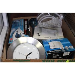 BOX W/ NEW ITEMS: MINI FOOD CHOPPER, B&D